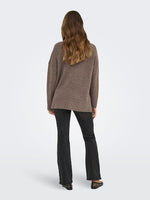 Lade das Bild in den Galerie-Viewer, ONLY | HAZEL Strickpullover | Brown lentil
