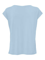 Lade das Bild in den Galerie-Viewer, ONLY | Free V-Neck T-shirt | Cashmere blue