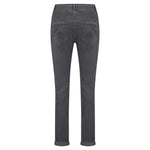 Lade das Bild in den Galerie-Viewer, Red Button | Tessy Velvet | LAVA grau