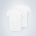 Lade das Bild in den Galerie-Viewer, PME | 2-Pack Basic T-Shirt V-neck | 900 weiss