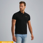Lade das Bild in den Galerie-Viewer, PME | Poloshirt mit Cargo-Tasche | 999 schwarz