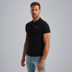Lade das Bild in den Galerie-Viewer, PME | Poloshirt mit Cargo-Tasche | 999 schwarz