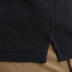 Lade das Bild in den Galerie-Viewer, PME | Langarmshirt mit Waffelstruktur | 5281 schwarz