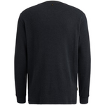 Lade das Bild in den Galerie-Viewer, PME | Langarmshirt mit Waffelstruktur | 5281 schwarz