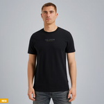 Lade das Bild in den Galerie-Viewer, PME | T-Shirt mit Waffelstruktur | 5281 Schwarz