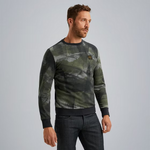 Lade das Bild in den Galerie-Viewer, PME | Sweatshirt mit Allover Print | 5281 schwarz