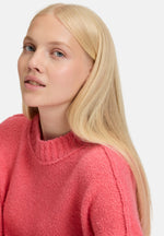 Lade das Bild in den Galerie-Viewer, Cartoon | Strickpullover mit Fledermausärmeln | 4106 Calypso Coral