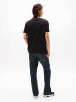 Lade das Bild in den Galerie-Viewer, Tommy Jeans | Rundhals-T-Shirt aus Jersey mit Logo | BDS black