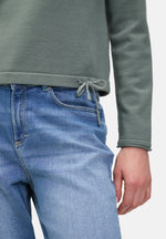 Lade das Bild in den Galerie-Viewer, Cartoon | Strickpullover mit Rundhalsausschnitt | 9035 Agave Green