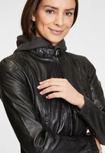 Lade das Bild in den Galerie-Viewer, GIPSY | Lederjacke - Cacey LEGV | BLACK