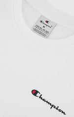 Lade das Bild in den Galerie-Viewer, Champion | Baumwoll-T-Shirt mit kleinem Logo | WW001 WHT