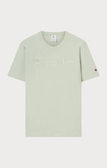 Lade das Bild in den Galerie-Viewer, Champion | Baumwoll-T-Shirt mit großem Ton-in-Ton Logo | GS129 CVS