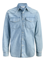 Load image into Gallery viewer, Jack and Jones | WESTERN SHIRT- Hemd 1/1 | LIGHTBLUE hellblau
