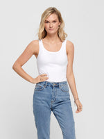 Lade das Bild in den Galerie-Viewer, ONLY | Live Love Tank Top | white