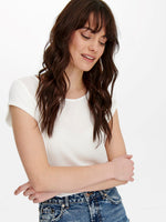 Lade das Bild in den Galerie-Viewer, ONLY | Vic lockeres Oberteil | cloud dancer