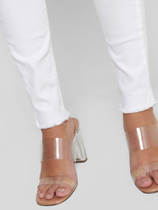 ONLY | Blush Ankle Skinny Fit Jeans | White