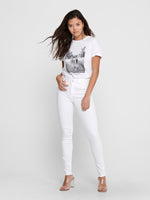 Lade das Bild in den Galerie-Viewer, ONLY | Blush Ankle Skinny Fit Jeans | White
