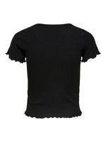 Lade das Bild in den Galerie-Viewer, ONLY | Emma Crop Top | Black