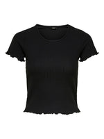 Lade das Bild in den Galerie-Viewer, ONLY | Emma Crop Top | Black