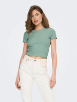 Lade das Bild in den Galerie-Viewer, ONLY | Emma Crop Top | Jadeite
