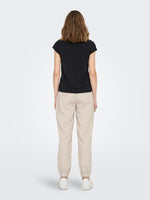 Lade das Bild in den Galerie-Viewer, ONLY | Free V-Neck T-shirt | Black