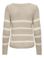 Lade das Bild in den Galerie-Viewer, ONLY | Geena Strickpullover | Simply taupe/eggnog