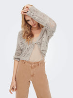 Lade das Bild in den Galerie-Viewer, ONLY | BEACH Strickjacke | Pumice stone