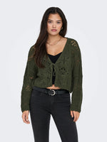 Lade das Bild in den Galerie-Viewer, ONLY | BEACH Strickjacke | Forest Night