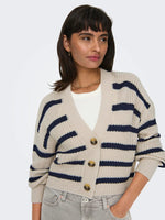 Lade das Bild in den Galerie-Viewer, ONLY | Carol Nice Strickjacke | Pumice stone