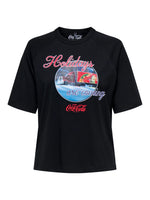 Lade das Bild in den Galerie-Viewer, ONLY | COCA COLA Christmas T-Shirt | Black