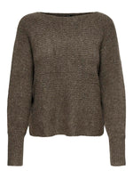 Lade das Bild in den Galerie-Viewer, ONLY | DANIELLA Strickpullover | Major brown melange