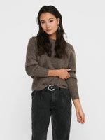 Lade das Bild in den Galerie-Viewer, ONLY | DANIELLA Strickpullover | Major brown melange
