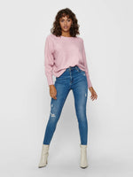 Lade das Bild in den Galerie-Viewer, ONLY | DANIELLA Strickpullover | Woodrose melange