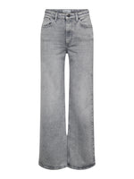 Lade das Bild in den Galerie-Viewer, ONLY | JUICY WIDE HIGH WAIST JEANS | GREY