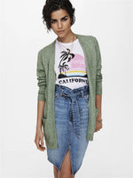 Lade das Bild in den Galerie-Viewer, ONLY | Lesly offene Strickjacke | Basil