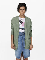 Lade das Bild in den Galerie-Viewer, ONLY | Lesly offene Strickjacke | Basil