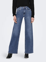 Lade das Bild in den Galerie-Viewer, ONLY | MEDISON BLUSH WIDE HIGH WAIST JEANS | MEDIUM BLUE