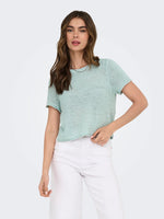 Lade das Bild in den Galerie-Viewer, ONLY | SUNNY Gestricktes Oberteil | Grey mist