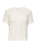 Lade das Bild in den Galerie-Viewer, ONLY | SUNNY Gestricktes Oberteil | Cloud dancer