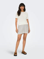 Lade das Bild in den Galerie-Viewer, ONLY | SUNNY Gestricktes Oberteil | Cloud dancer