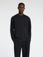 Lade das Bild in den Galerie-Viewer, SELECTED | LANGÄRMELIGER PULLOVER LOOSE OSKAR | Black