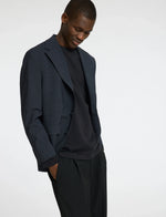 Lade das Bild in den Galerie-Viewer, SELECTED | LANGÄRMELIGER PULLOVER LOOSE OSKAR | Black