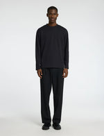 Lade das Bild in den Galerie-Viewer, SELECTED | LANGÄRMELIGER PULLOVER LOOSE OSKAR | Black