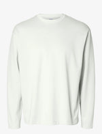 Lade das Bild in den Galerie-Viewer, SELECTED | LANGÄRMELIGER PULLOVER LOOSE OSKAR | Bright White