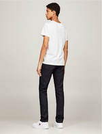 Lade das Bild in den Galerie-Viewer, Tommy Jeans | T-SHIRT MIT V-AUSSCHNITT | 100 weiss