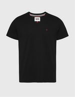 Lade das Bild in den Galerie-Viewer, Tommy Jeans | T-SHIRT MIT V-AUSSCHNITT | 078 schwarz