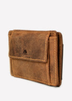 Lade das Bild in den Galerie-Viewer, Greenburry | Vintage magic wallet coinpocket RFID Leder | braun