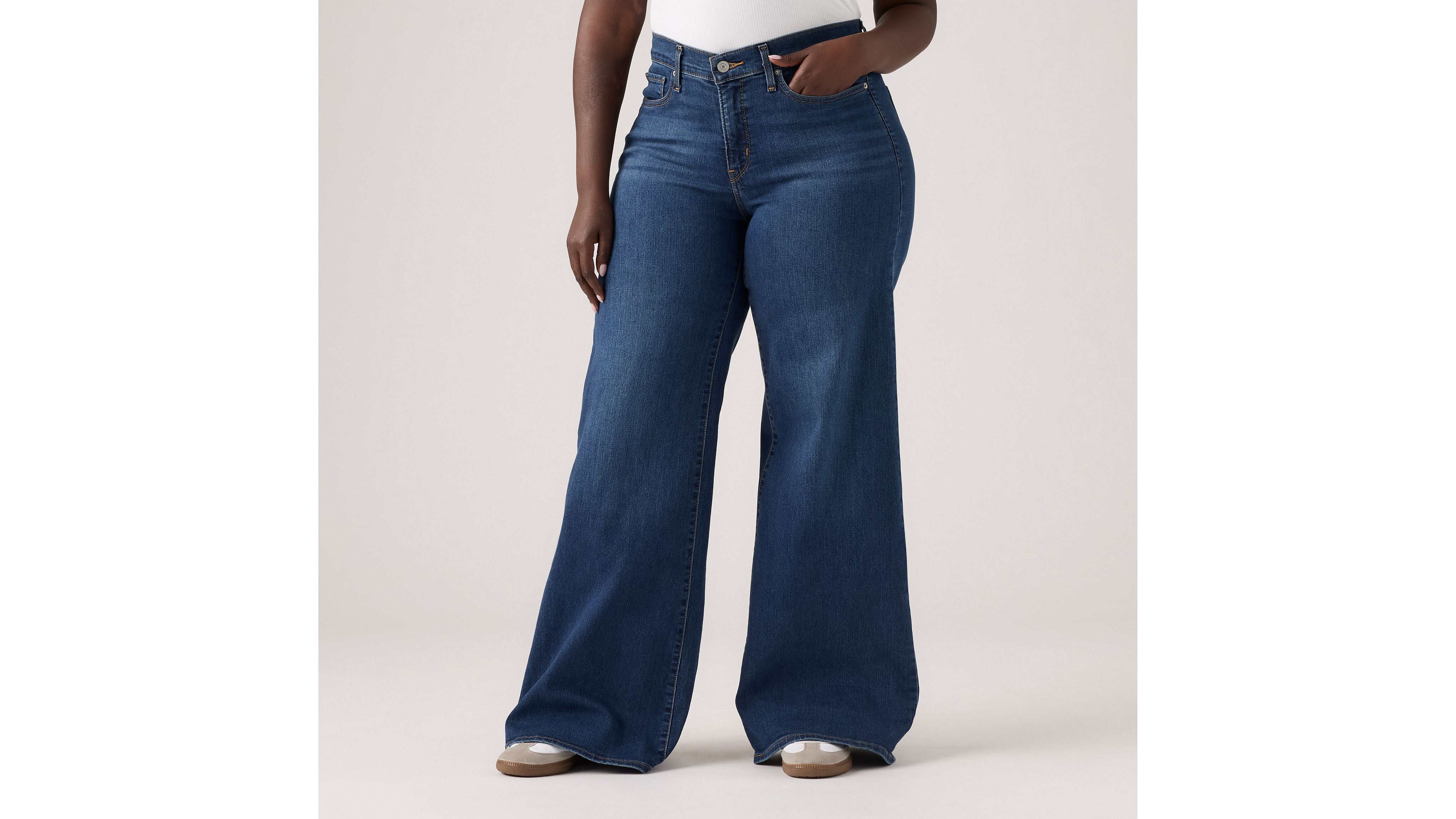 Levis | 318™ Formende Wide Leg Jeans | 0001 usedwashed