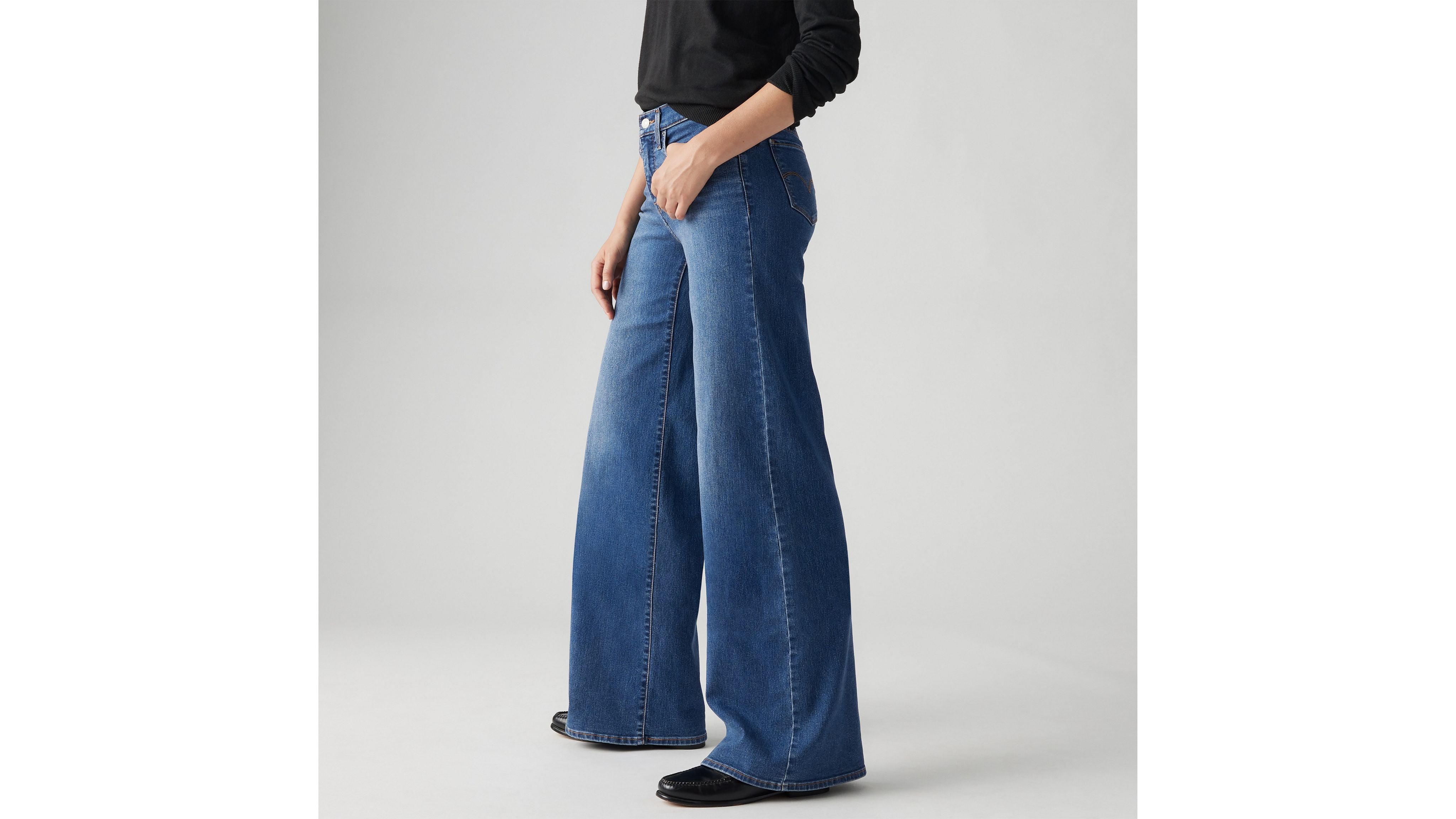Levis | 318™ Formende Wide Leg Jeans | 0001 usedwashed