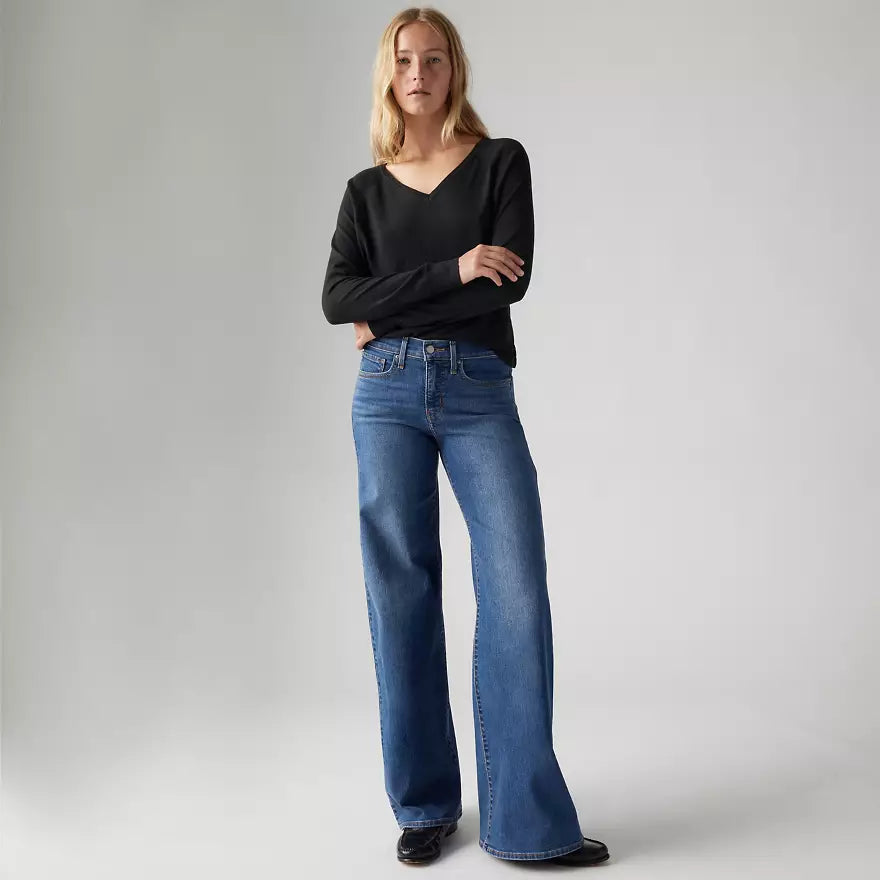 Levis | 318™ Formende Wide Leg Jeans | 0001 usedwashed
